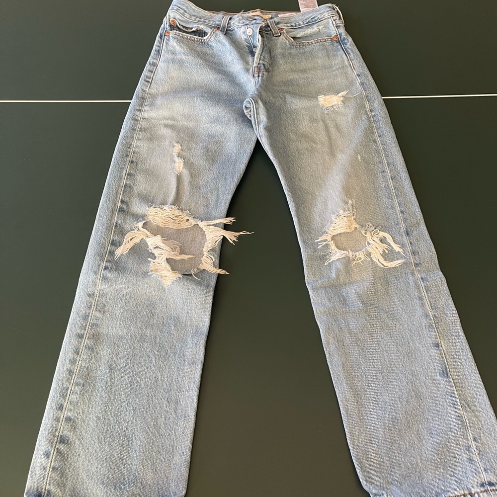 Levi Wedgie Straight Jeans